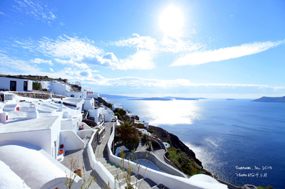 我的赤足旅行 希臘冬日里的圣托里尼