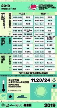 2019海南草莓音樂節全陣容公布，全票種25日12點全面開啟預售